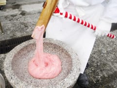 もとはし御菓子司出張餅つき